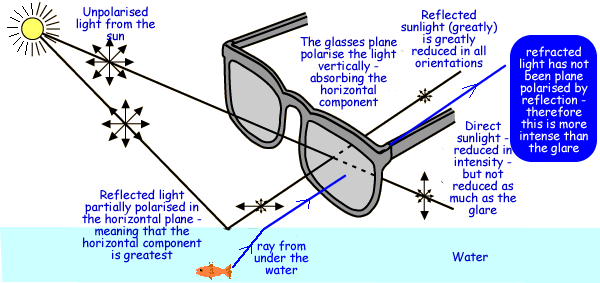 Lenses Polarized Sunglasses Reduce Glare Reflected Stock Photo 1084923113